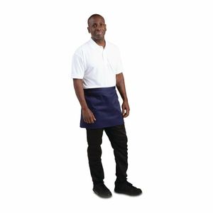 Whites Short Bistro Apron Navy Blue - BB179 - 3