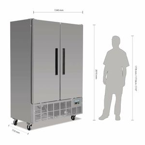 Polar G-Series Double Door Slimline Freezer 960Ltr - GD880 - 3