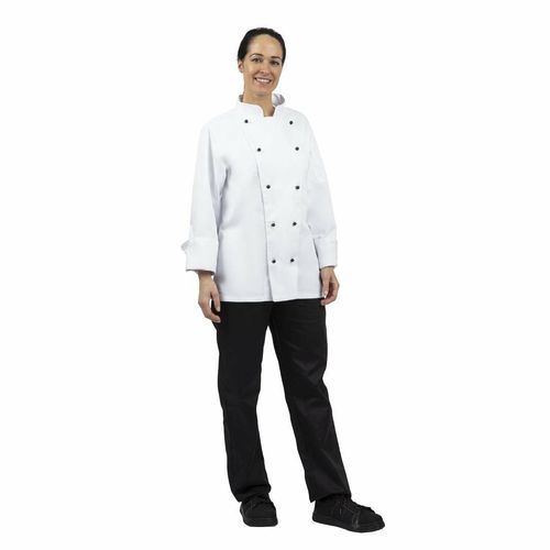 Whites Chicago Unisex Chefs Jacket Long Sleeve XL - DL710-XL - 2