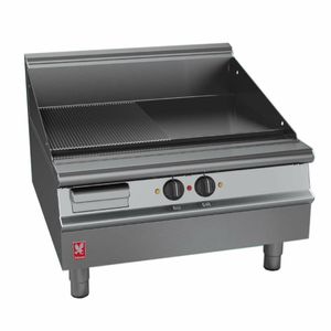 Falcon Dominator Plus 800mm Wide Half Ribbed Griddle E3481R - GP107 - 1