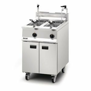 Lincat Opus 800 Twin Tank Twin Basket Free Standing Propane Gas Dual Filtration Fryer OG8111/OP2 - DM540-P - 3