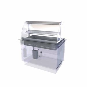 Designline Drop In Heated Serve Over Counter HDL4 - CW617 - 1