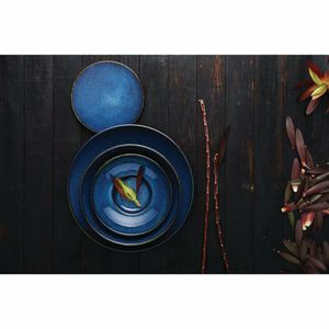 Rene Ozorio Wabi Sabi Coupe Bowls Indigo 260mm (Pack of 6) - VV850 - 3
