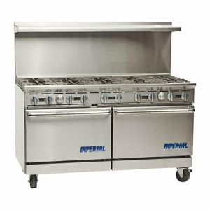 Imperial IR10 10 Burner & Double Oven Range - 1