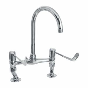 Franke Sissons Lever Operated Bridge Mixer Tap - 1
