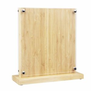 Vogue Wood Acrylic Magnetic Knife Block - 1