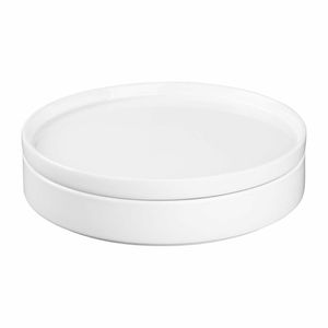 Olympia Whiteware Flat Round Plate 268mm 10.5 (Box 4) - 3