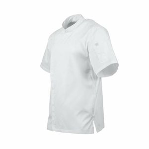 Chef Works Cannes Short Sleeve Chefs Jacket Size S - 9