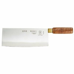 Mercer Culinary Chinese Chef Knife 8 Wood Handle - CJ489 - 1