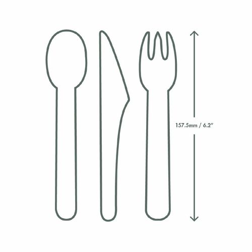 Vegware Compostable Paper Spoon (Pack 1000) - CU542 - 3