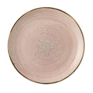Churchill Stonecast Raw Terracotta Evolve Coupe Plate 220mm (Pack of 12) - CU653 - 1