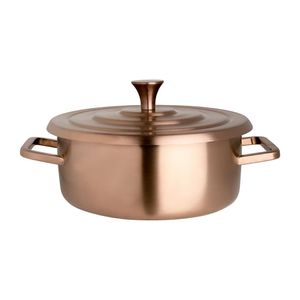 Steelite Creations Homestyle Brushed Bronze Round Chafer 1.9L - VV3906 - 1