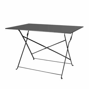 Bolero Pavement Style Folding Table Black 1100mm x 700mm - CH968 - 1
