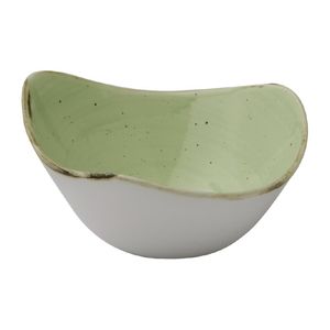 Churchill Stonecast Sage Green Triangle Bowl 153mm (Pack of 12) - DX015 - 1