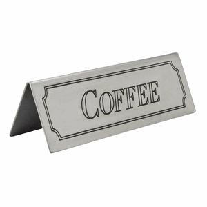 Beaumont Coffee Table Sign Stainless Steel - CZ431 - 1