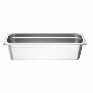 Vogue Stainless Steel Gastronorm 2/4 Tray 150mm - FU264 - 1