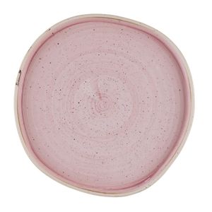 Churchill Stonecast Petal Pink Organic Walled Plates 257mm (Pack of 6) - HR405 - 1