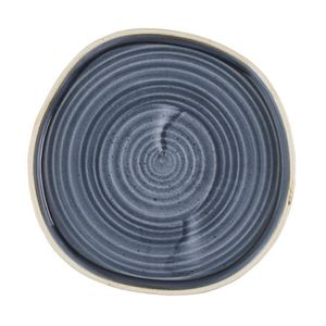 Churchill Stonecast Blueberry Organic Walled Plates 206mm (Pack of 6) - HR408 - 1