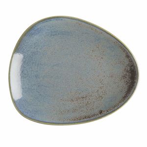 Olympia Ember Blue Triangle Plates 308mm (Pack of 4) - FU176 - 3