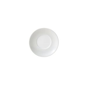 William Edwards Spiro Espresso Saucers White 120mm (Pack of 12) - VV2995 - 1