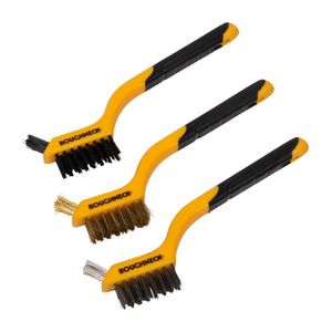 Roughneck Three Piece Mini Wire Grill Brush Set - HS976 - 1