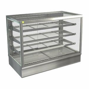 Cossiga Tower STG Ambient Countertop Multideck Display w/Solid Front Glass & Rear Sliding Doors 1200mm - HT585 - 1