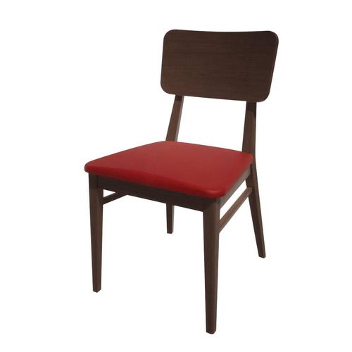 Bolero Bespoke Brenda Side Chair in Red/Wenge - HT938 - 1