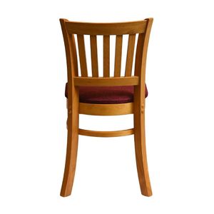 Manhattan Dining Chair in Soft Oak with Shetland Scarlett Seat (Pack of 2) - HX813 - 3