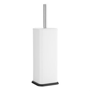 Jantex Square Toilet Brush and Holder - White - HT477 - 1
