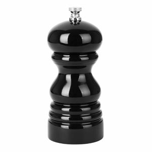 Olympia Salt Or Pepper Grinder Black Hevea Wood 125mm - DN651 - 1