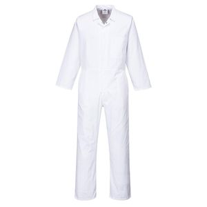 Portwest White Food Coverall Size L - BA184-L - 1