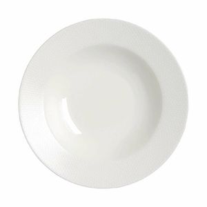 William Edwards Quanta Large Rim Bowls - Classic White 280mm (Pack of 6) - VV4464 - 1