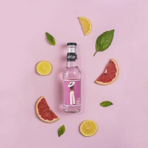 Artisan Drinks Pink Citrus Tonic Bottles 200ml (Pack of 24) - KA426 - 4