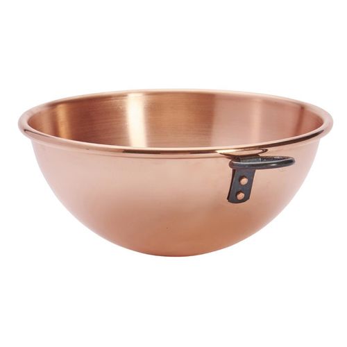 De Buyer Copper Egg Whites Bowl with Cast Iron Ring Handle 200mm - HZ140 - 3