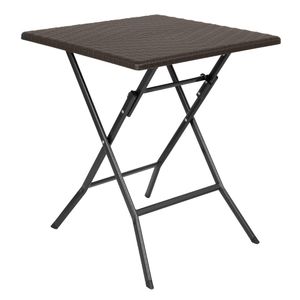 Bolero Square Folding Table Brown 620mm - GR773 - 1