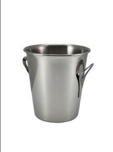 S/St. Wine Bucket Tulip Design -St/St Handles - 1