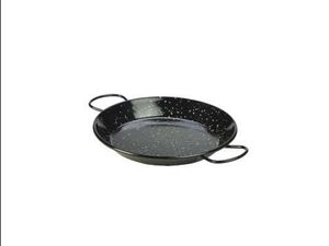 Black Enamel Paella Pan 20cm (Pack of 6) - 1