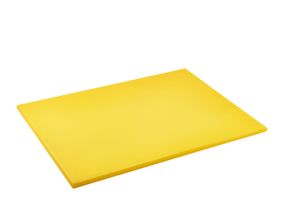 GenWare Yellow High Density Chopping Board 18 x 24 x 0.75" - 1