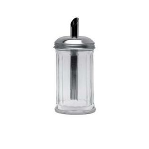 Sugar Pourer Clear Glass Base S/ St. Tube Top - 1