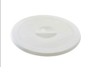 White Polyethylene Bin Lid - 1