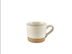 GenWare Kava White Stoneware Coffee Cup 28.5cl/ 10oz (Pack of 6) - 1