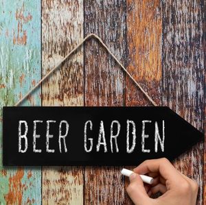 Custom Branded Chalkboard Arrow Sign - 3