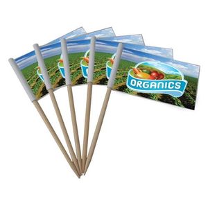 Custom Branded Food Flags - 100mm - 1