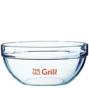Custom Branded Stacking Mixing Glass Salad Bowl (290mm) - 1