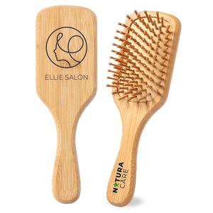 Custom Branded Bamboo Hairbrush - 1
