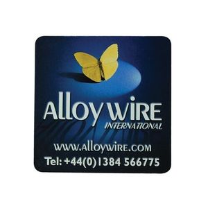 Custom Branded Cork Back Coaster - Square - 3