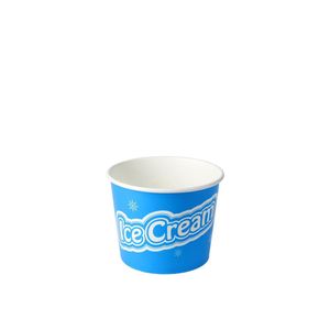 Custom Branded Single Walled Matt Ice Cream (4oz) - 1