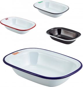 Custom Branded Enamel Pie Dish (20cm) - 1