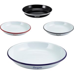 Custom Branded Enamel Rice/Pasta Plate (24cm) - 1