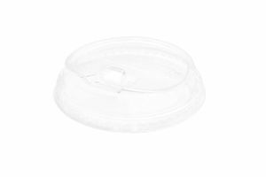 r PET Strawless Clear Lid with Tab (Fits PET Smoothie 9,12,16 & 20oz) (Case of 1000) - 1